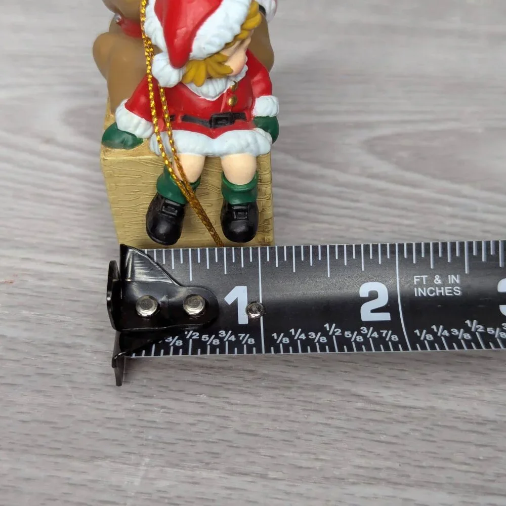 Vintage 1996 Campbell's Soup Kids Sled Christmas Ornament w/Original Box